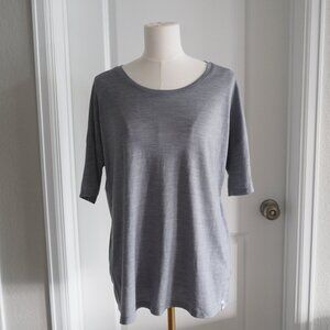 Smartwool Merino Sport 150 Tee Dark Gray Performance Wool Blend, Size XL